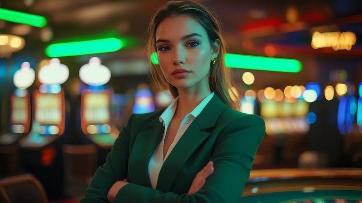 btv186 Lightning Roulette live casino studio with professional croupier and wheel interface